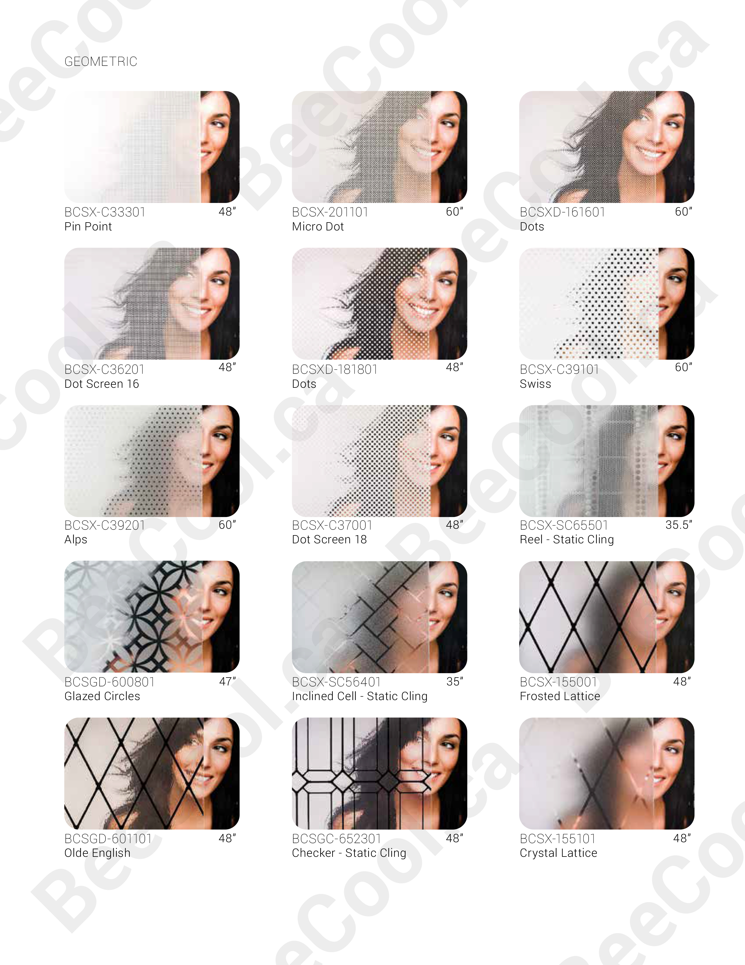 Edmonton South Bee Cools decorative film catalogue image 18