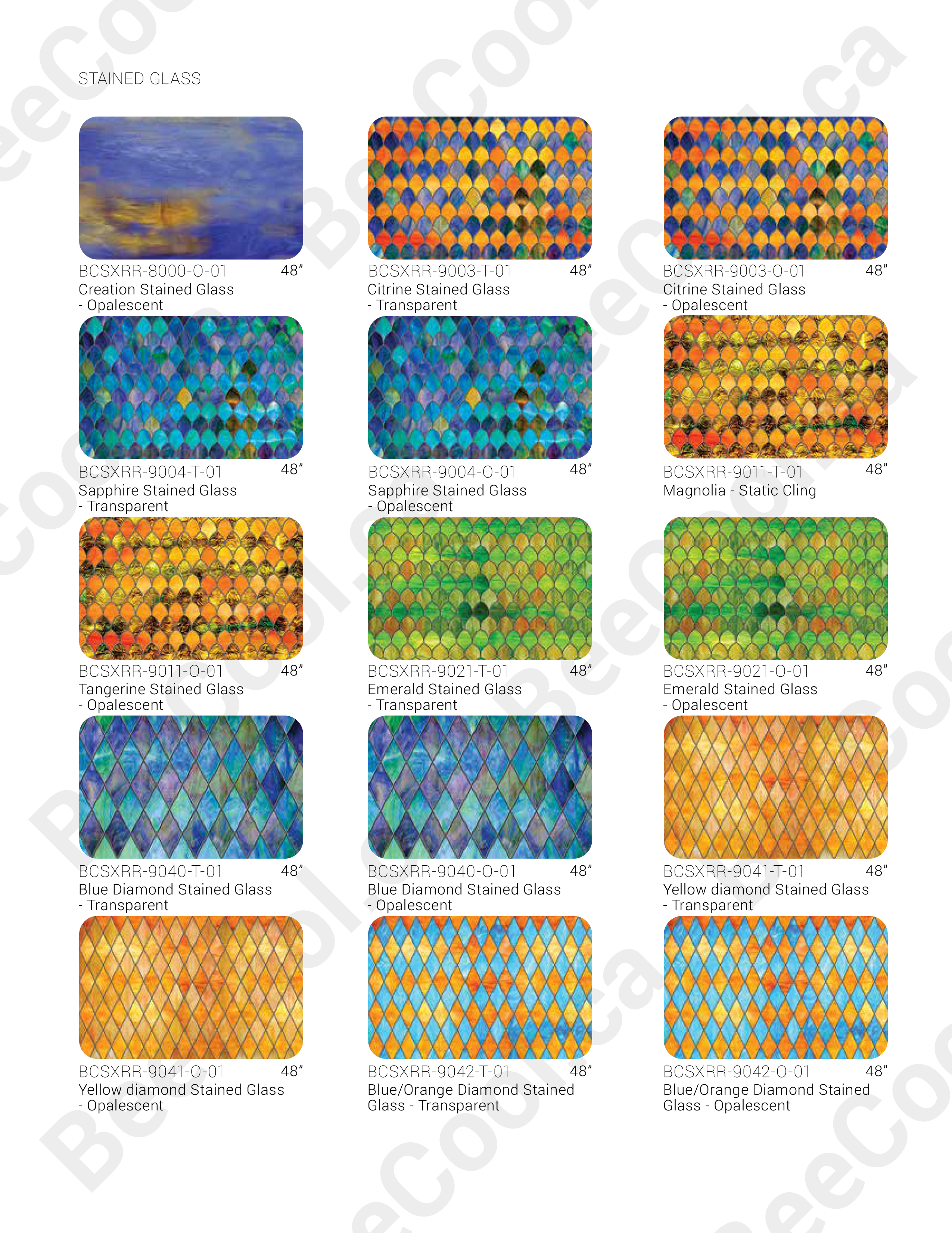 Edmonton South Bee Cools decorative film catalogue image 56