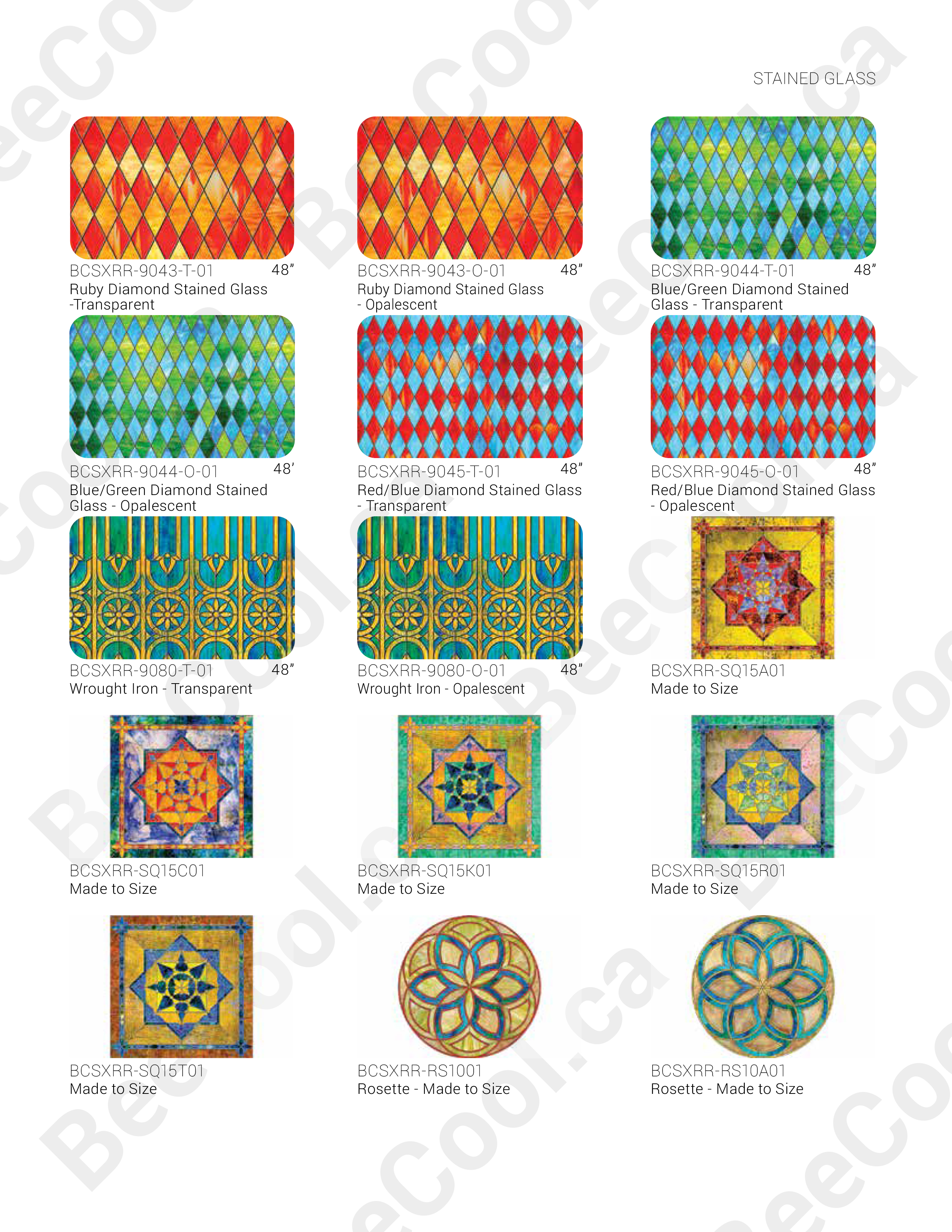 Edmonton South Bee Cools decorative film catalogue image 57