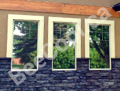 windows with privacy window glass coating installed prevent others from seeing in your home.