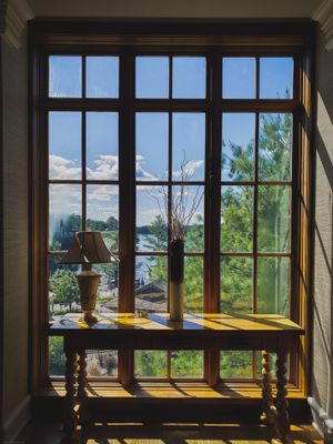 Residential window tint installation in Edmonton South by Bee Cool Glass Coatings