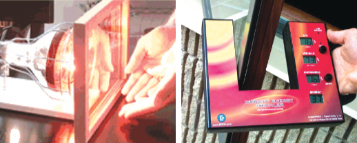 Bee Cool Glass Coating heat blocking demonstration.