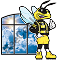 Red Deer Bee Cool glass coating and window tint films for reducing heat and glare.