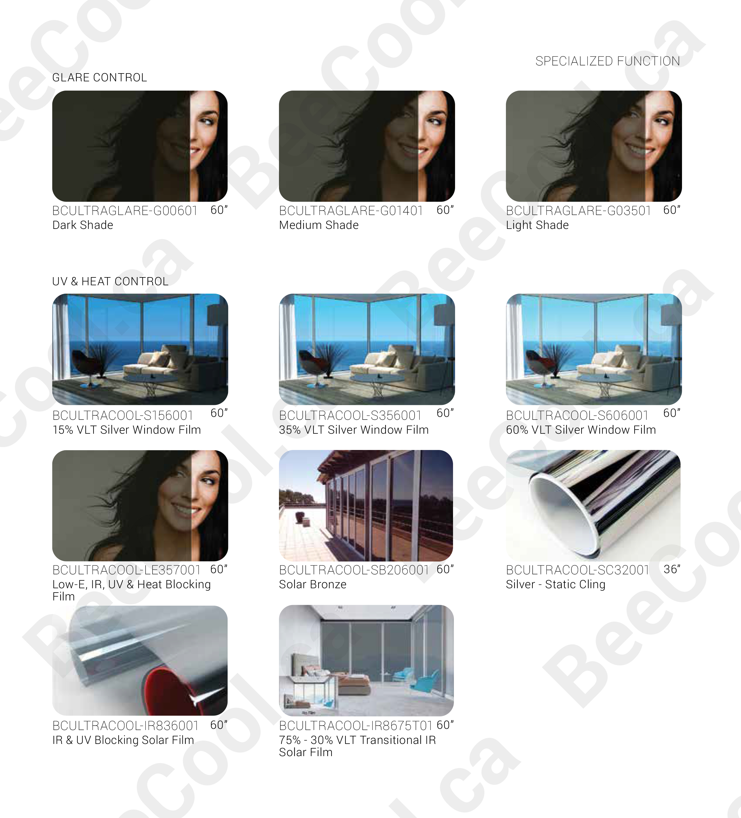 Spruce Grove Bee Cools decorative film catalogue image 71